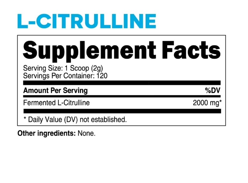 RawSeries Pure L Citrulline Nitric Oxide Synthesizer 2